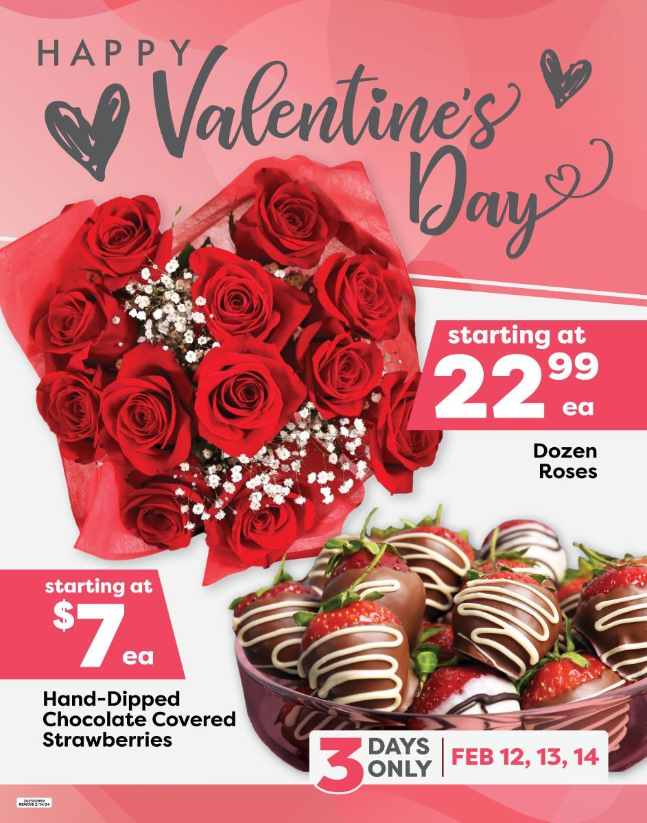 Valentines Day Flowers. See store for details.