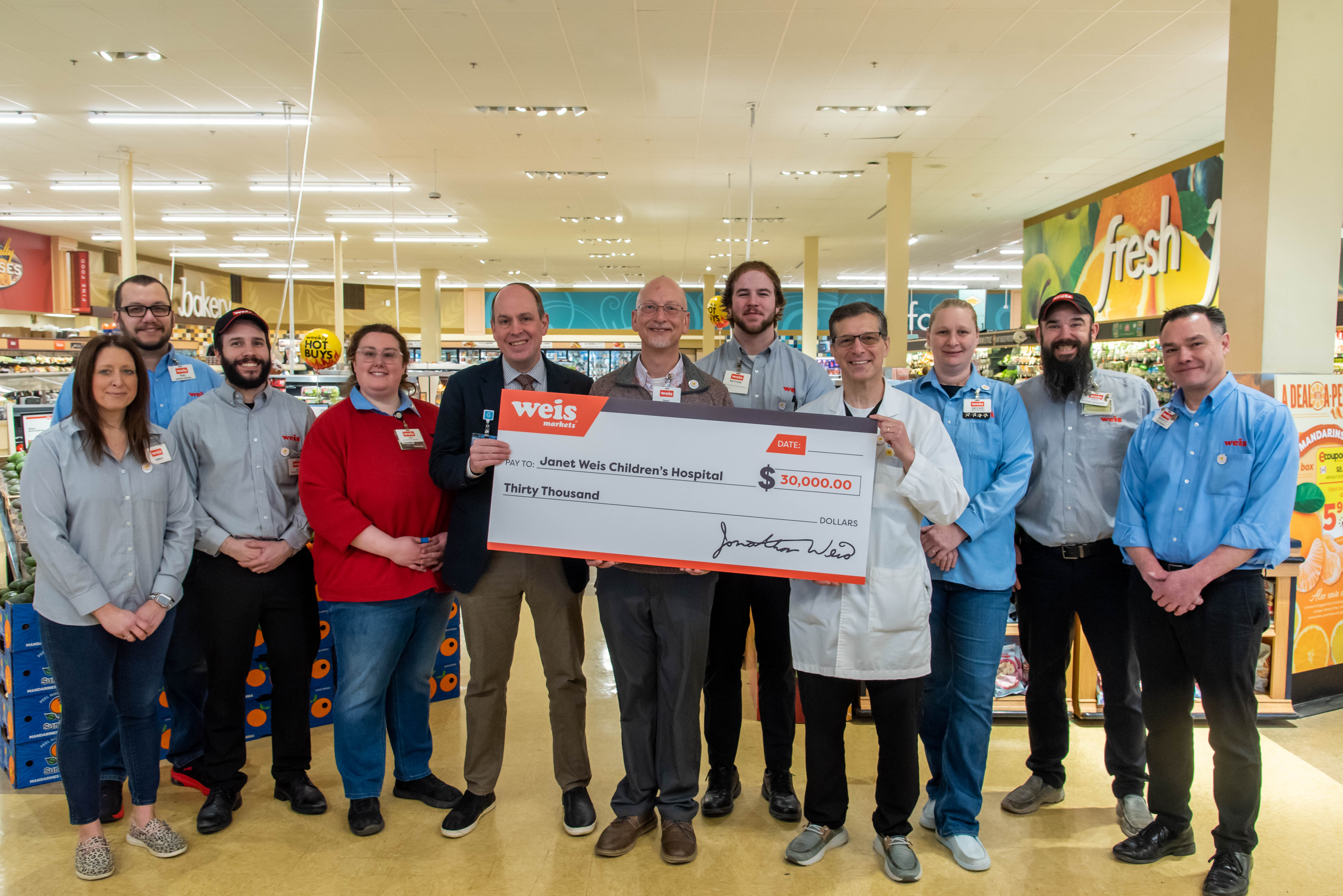 Janet Weis Children's Hospital Donation 2025
