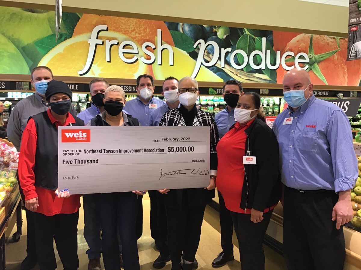 Donation to Northeast Towson Improvement Association