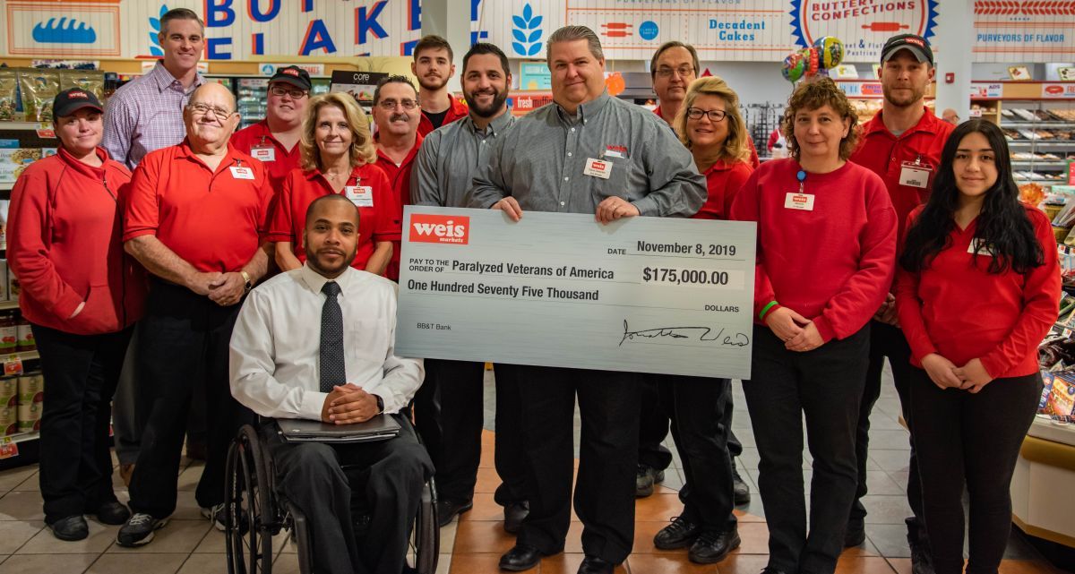 Paralyzed Veterans of America Check Presentation