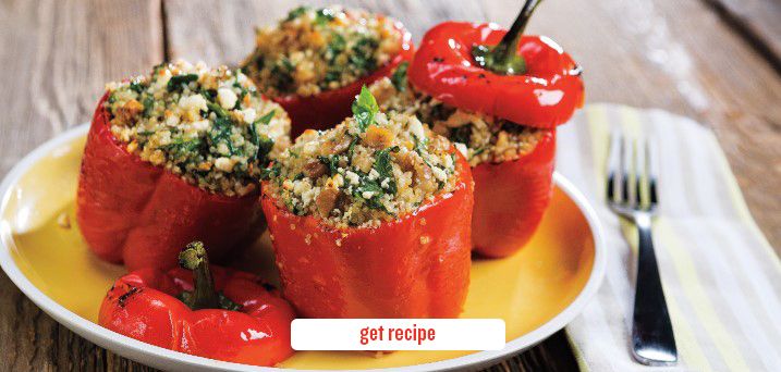 stuffed peppers. click to get recipe
